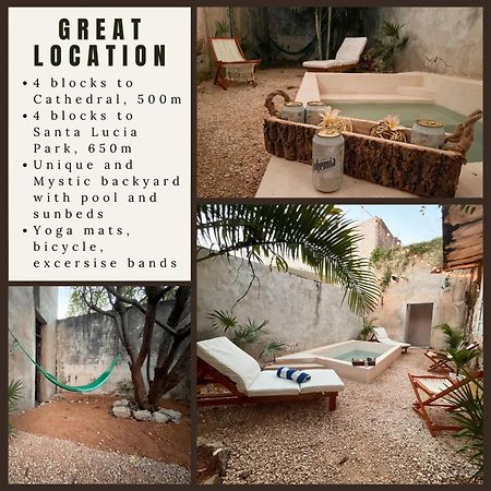 Vila Unique Mystic Pool Yard Only 3 Blocks Main Sq Mérida Exteriér fotografie